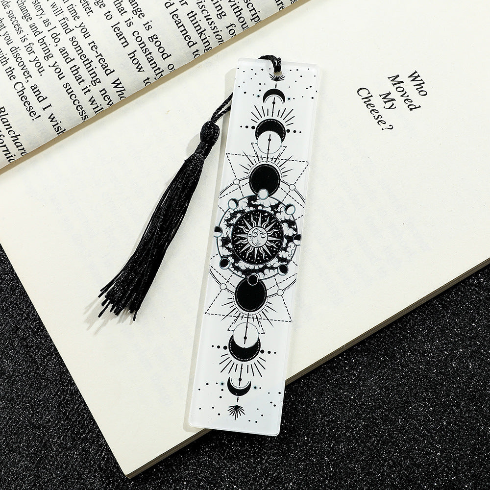 Creative Skull Pattern Acrylic Tassel Reading Décoration Signet