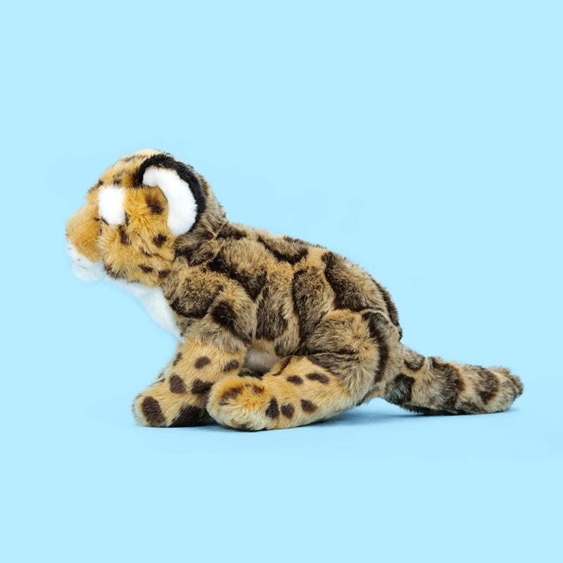 Jouet en peluche de léopard sauvage mignon