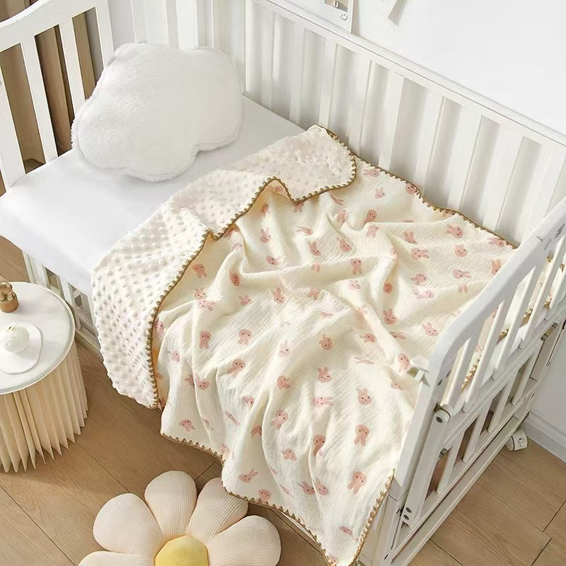 Type A Pure Cotton Gauze Doux Couverture bébé pour nouveau-nés et nourrissons
