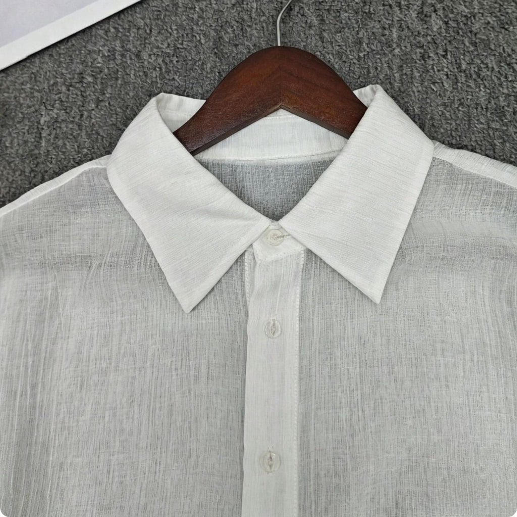 Chemise tailleur pour hommes avec un coupe-fils