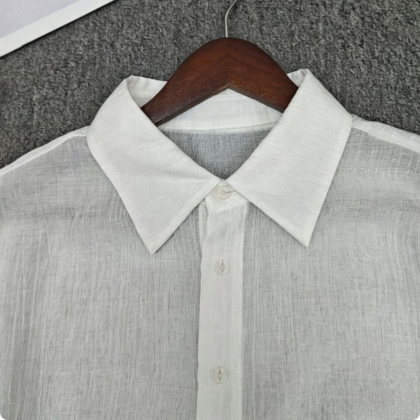 Chemise tailleur pour hommes avec un coupe-fils