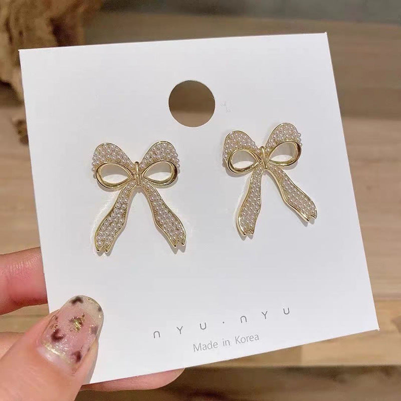 Boucles d'oreilles Perle Femmes haut de gamme Ear Drop Explosions Niche Design Light Luxury Ear Bijoux