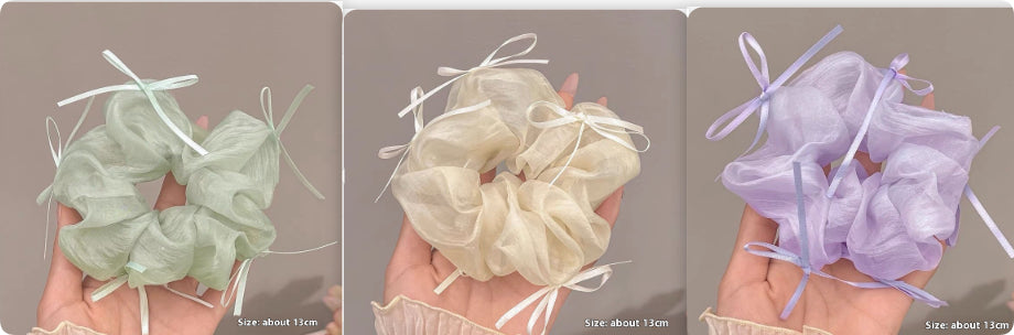 Été Super Fée Sweet Lace Grande Anneau de Cheveux Intestine