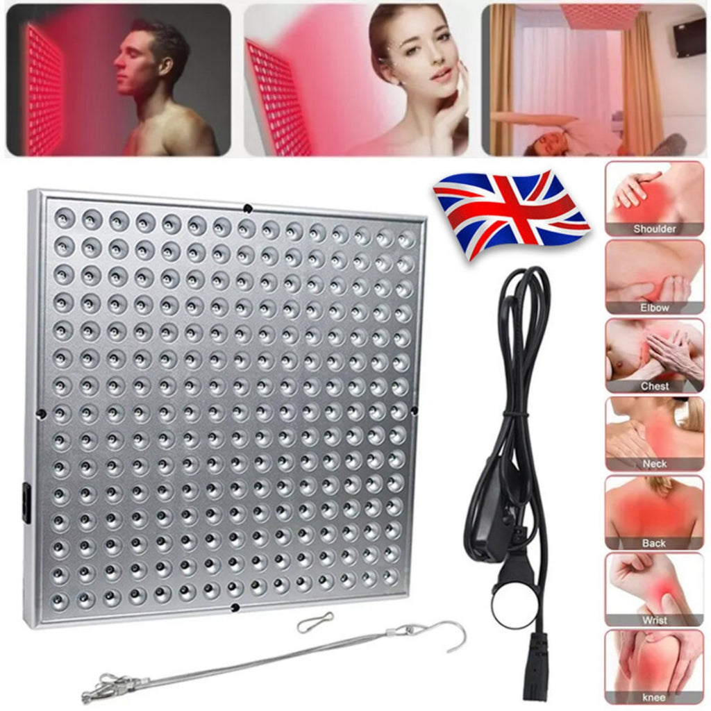 Panneau de thérapie anti-vieillissement 660nm proche infrarouge 850nm corps complet 225Lumière LED rouge