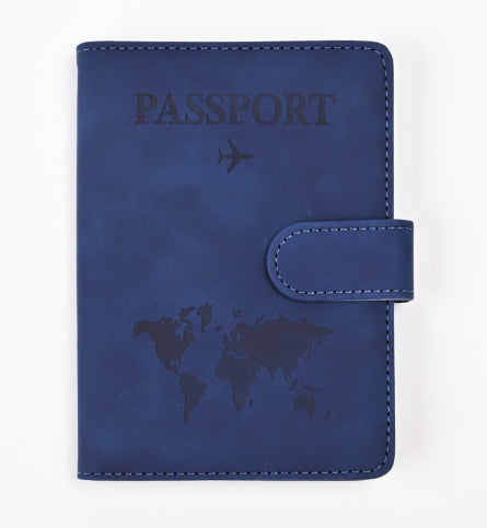 Carte de l'étui en cuir Porte-passeport Porte-cartes International Sac Organisateur