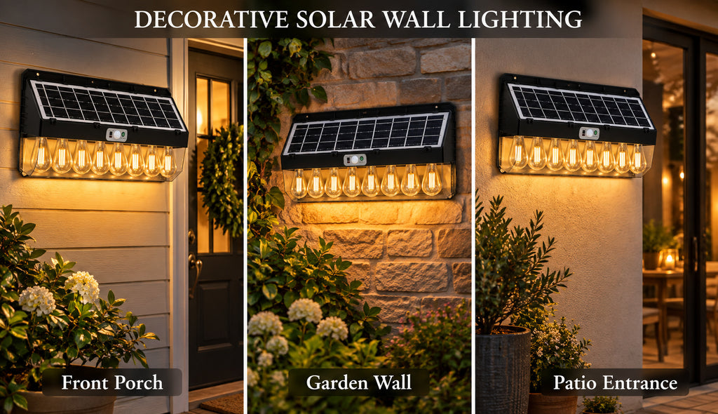 Solar Powered Rechargeable Motion Sensor LED lampe de travail 4800mAh pour auto W7116 8 4 heures