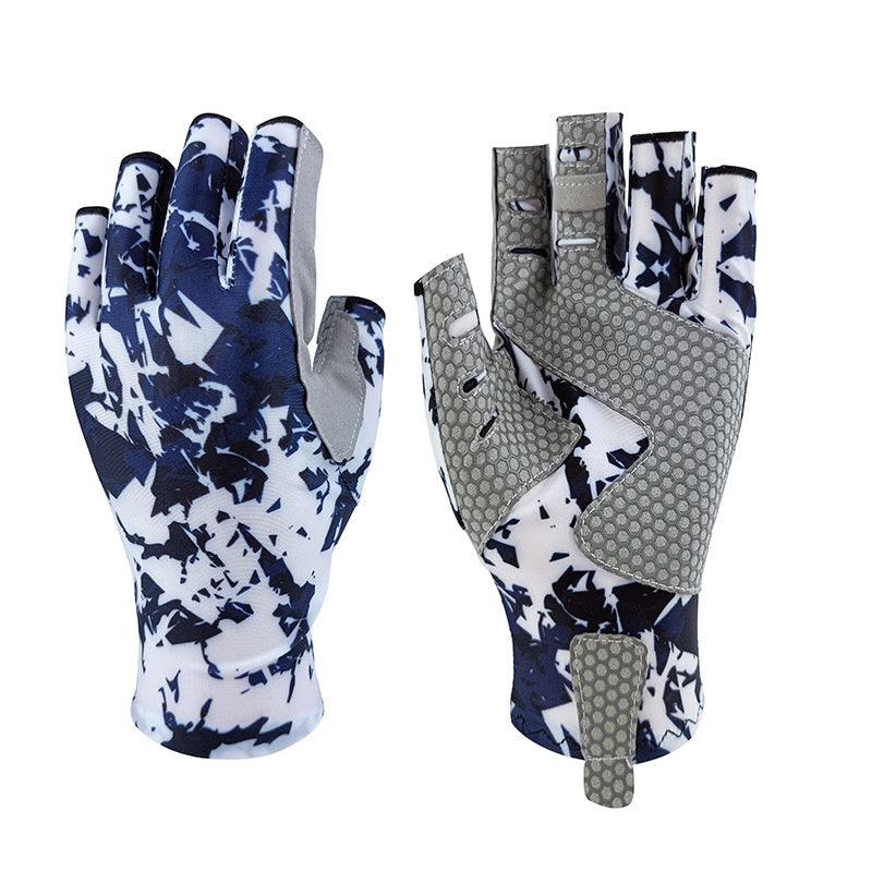 Gants de pêche d'été Sun-Protective Ice-Silk