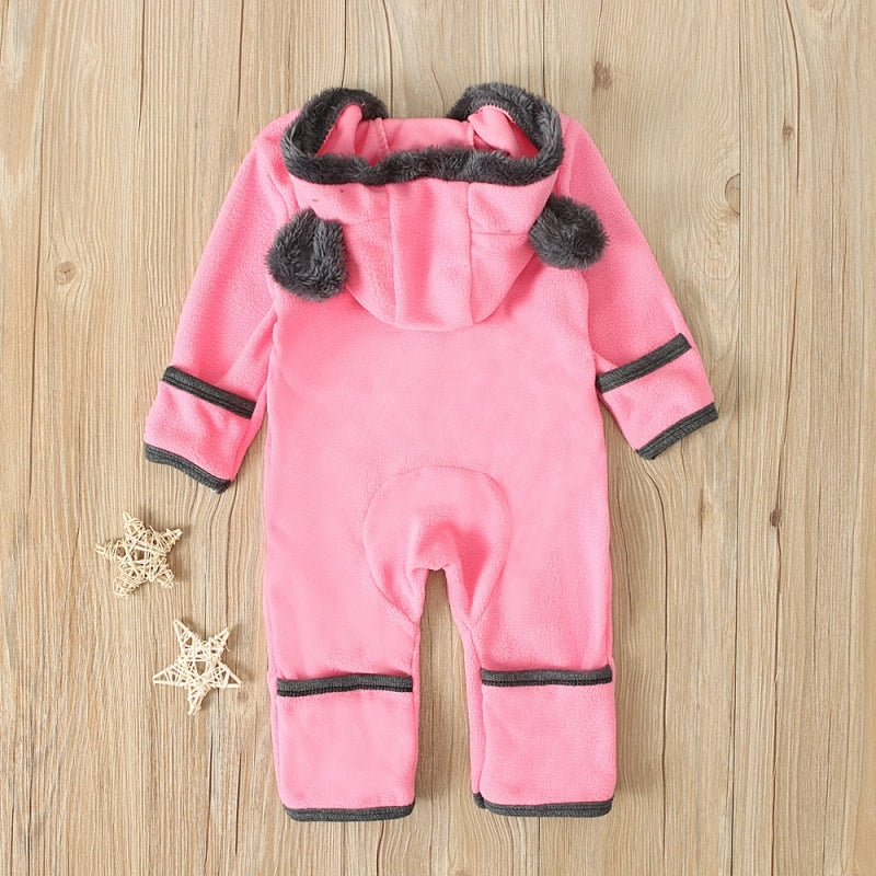 Enfants vêtements nouveau-né mini denim costume à manches longues dessin animé