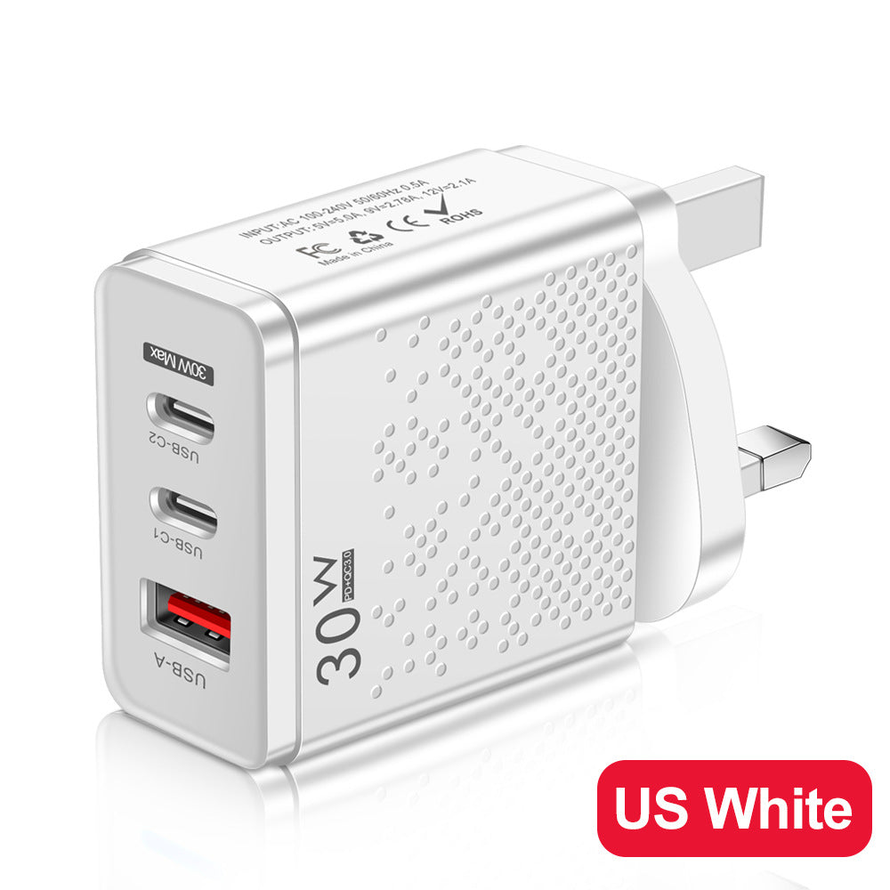 Chargeur de téléphone portable 2PD USB LED lumineux