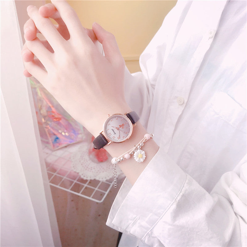 Montre pour enfants analogique de style coréen