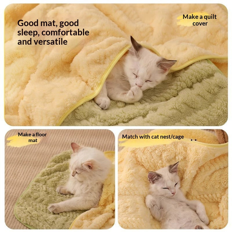 Couverture imperméable en peluche antidérapante pour les chats et les chiens
