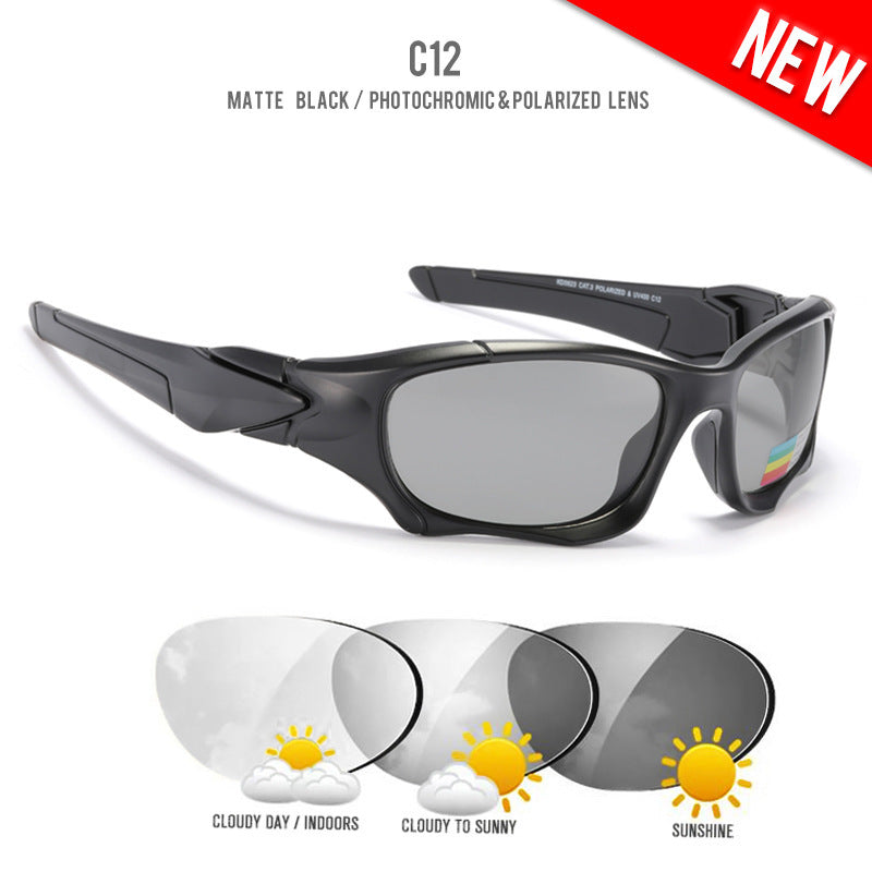 Kdeam Polarized Verre véritable Cyclisme Sports Lunettes de soleil Vision de nuit