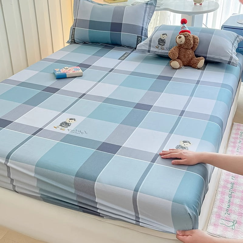 Cartoon Pure Cotton Fitted Sheet Une pièce