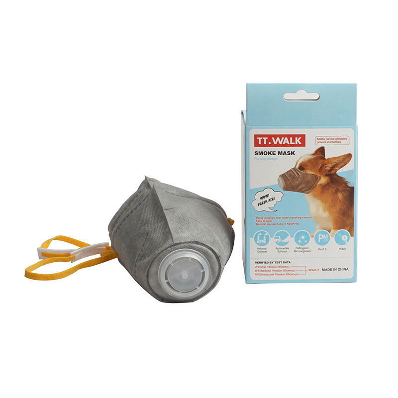 Chiens Masques anti-buée Masques anti-poussière Pollution de gaz Muselière Chien doux visage Coton Masque de bouche Pe