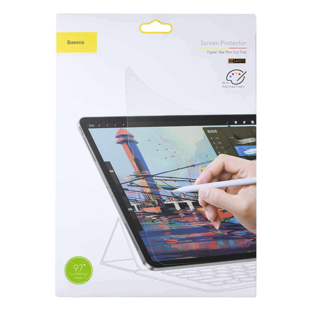Papier comme film pour Pad 7 Pad 8 10,2 pouces transparent