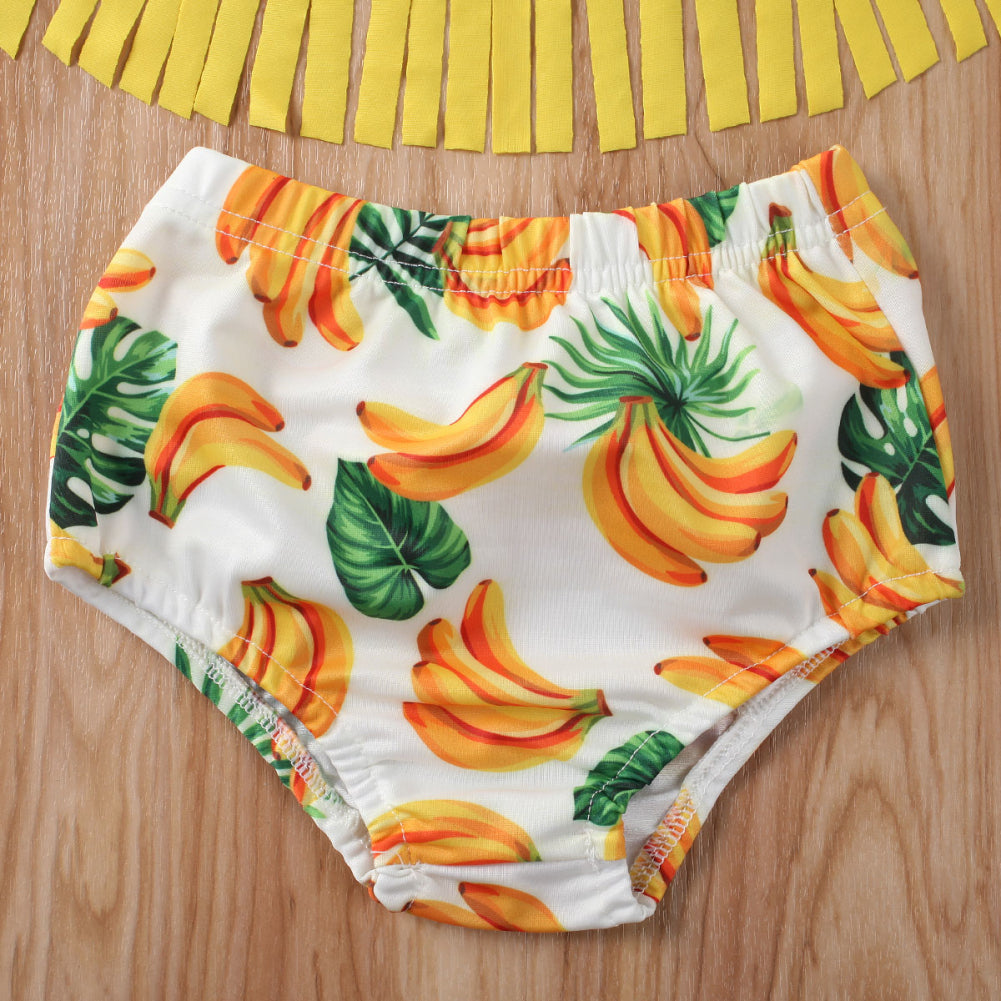 Maillot de bain en tassel imprimé banane