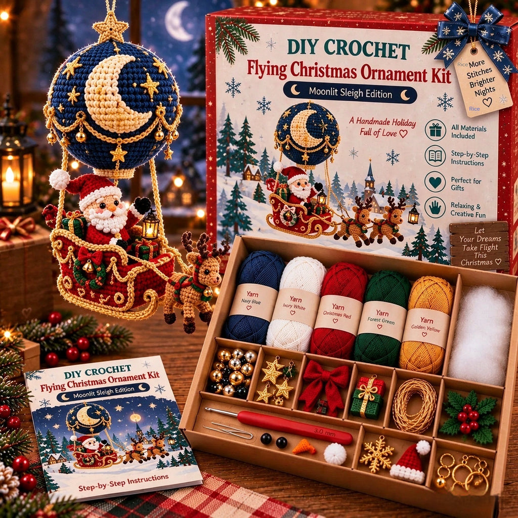 European and American Flying Christmas bricolage Crochet Kit