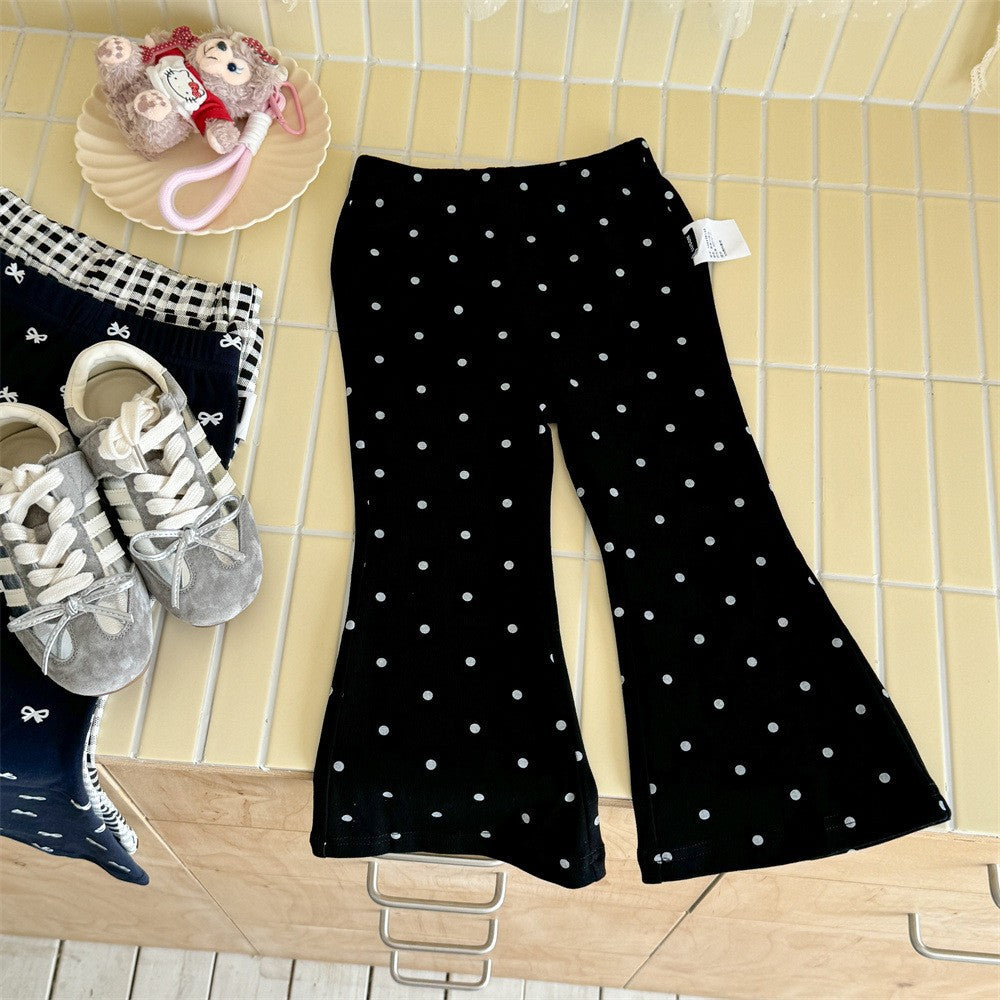 Vêtements de travail pour filles Pantalons pour enfants style occidental et mode