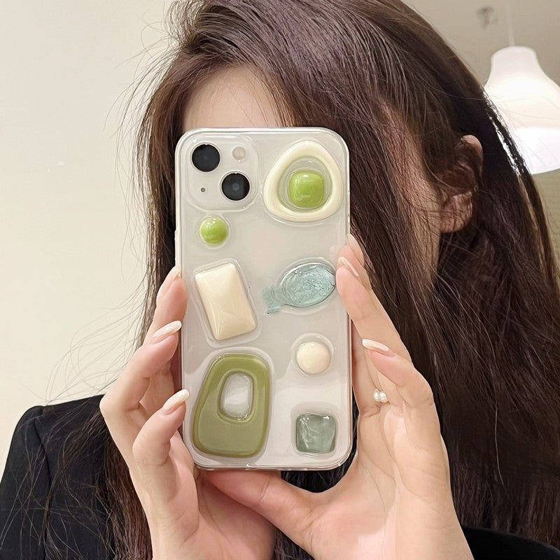 Cas original de téléphone vert Niche avocat haut de gamme