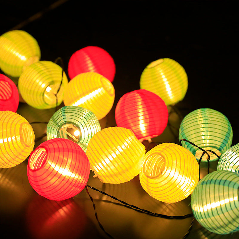 Led Fabric Lantern Énergie solaire