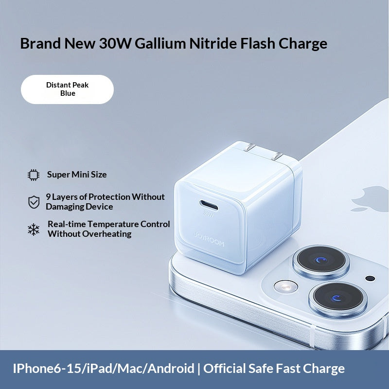 Mini 30W GAN Chargeur PD Fast-Charging Plug
