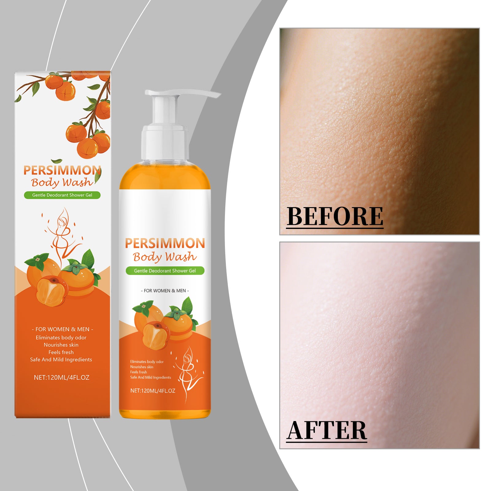 Gel douche pour le corps nourrissant 120ml-boîte