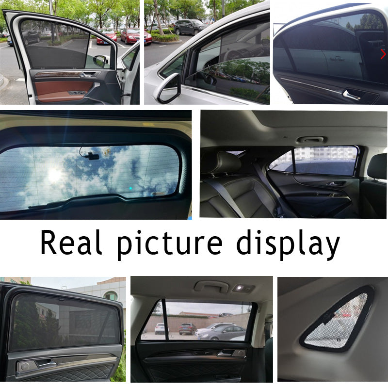 Rideau de voiture de l'ombre de soleil avant de verre