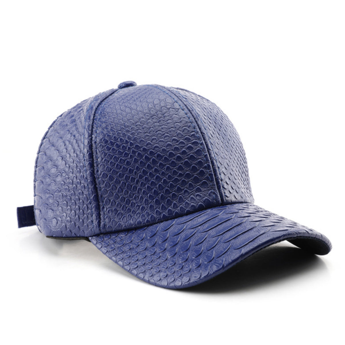 Tableau lumineux monochromatique PU en cuir réglable Tendance Casual Casquette de baseball convenant pour Out