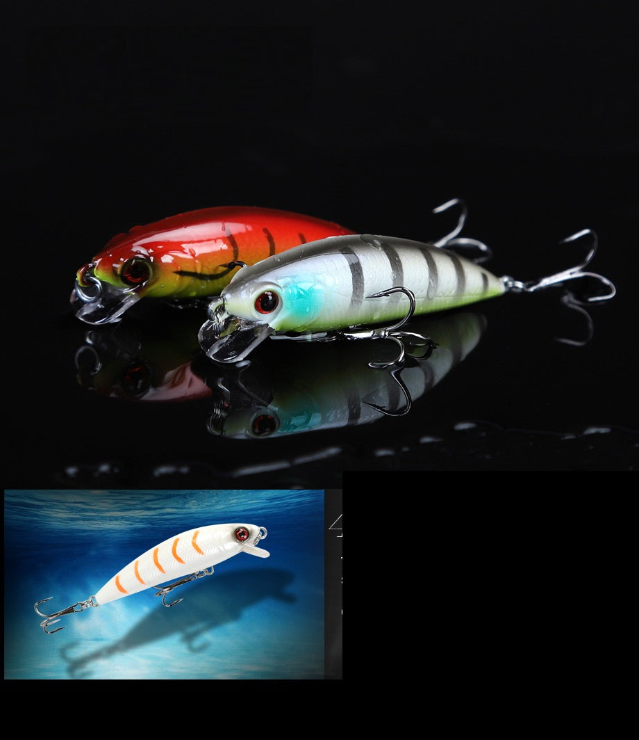 6cm57g Floating Minnow Lure Freshwater Topmouth Culter Weever Mandarin Fish Lure Simulation