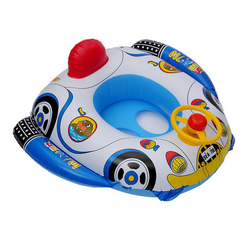 Marque et bébé Enfants Tout-petit Piscine Natation Siège Float Bateau Anneau FUN Dessins animés