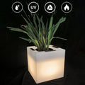 Waterproof plastic flower pot garden lamp