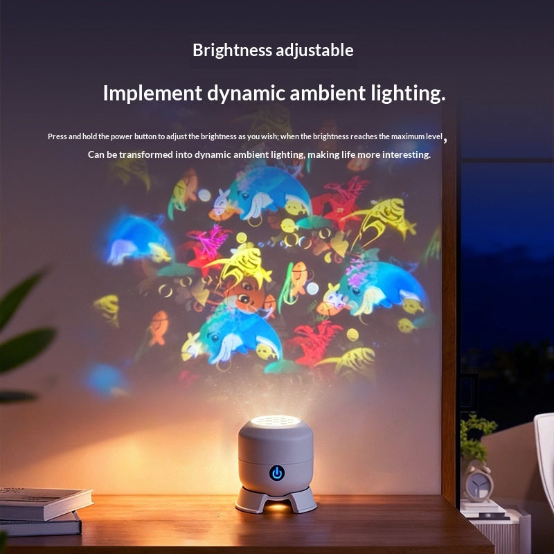 Lumière LED de projection des flocons de neige de Noël