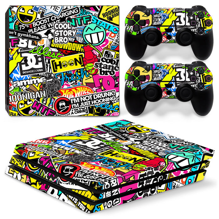 Mode Console de dessin animé Film Sticker Hipster Personnalité Style
