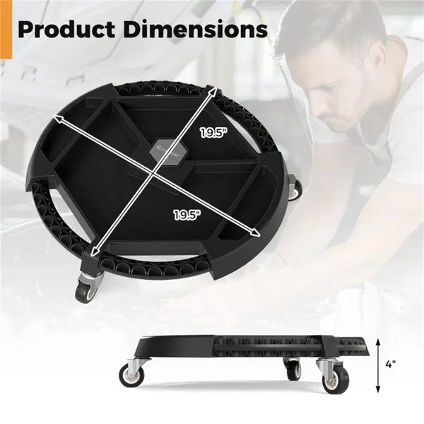 Outil de garage roulant Caddy avec 4 compartiments de rangement et supports magnétiques