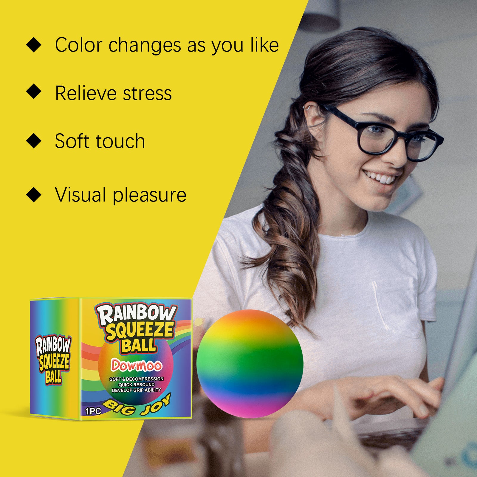 Rainbow Squeeze balle anti-stress