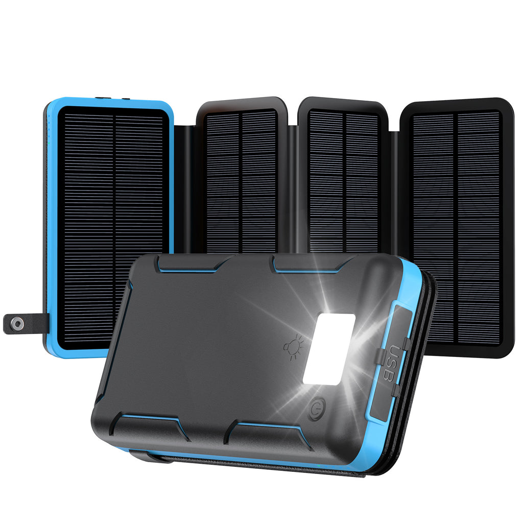 Source d'énergie solaire portable 25000 MA Grande capacité