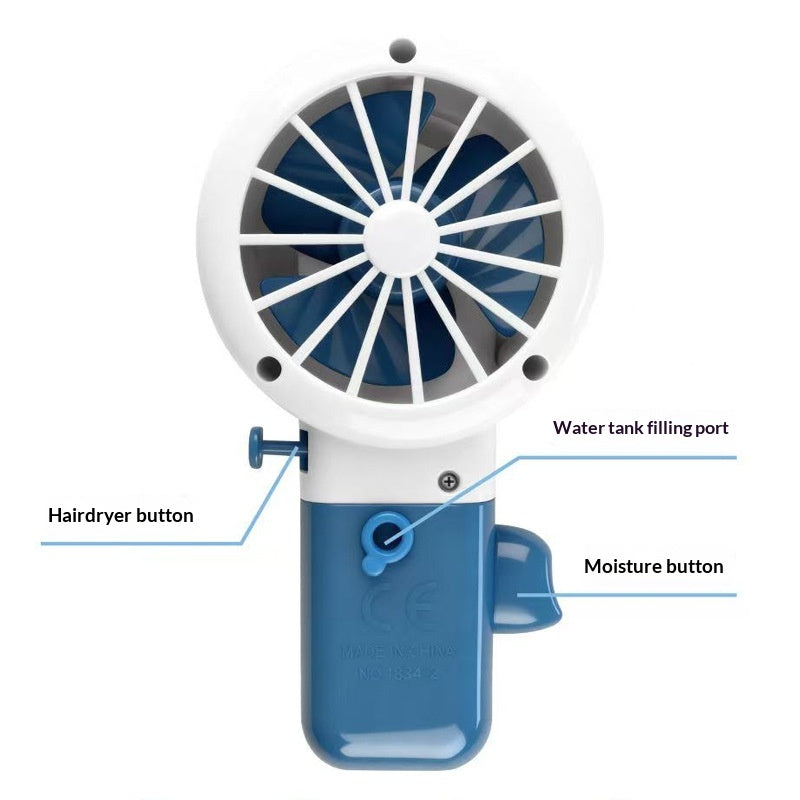 Jeu de pistolet à eau d'été Presse-et-squeeze Fan pistolet à eau
