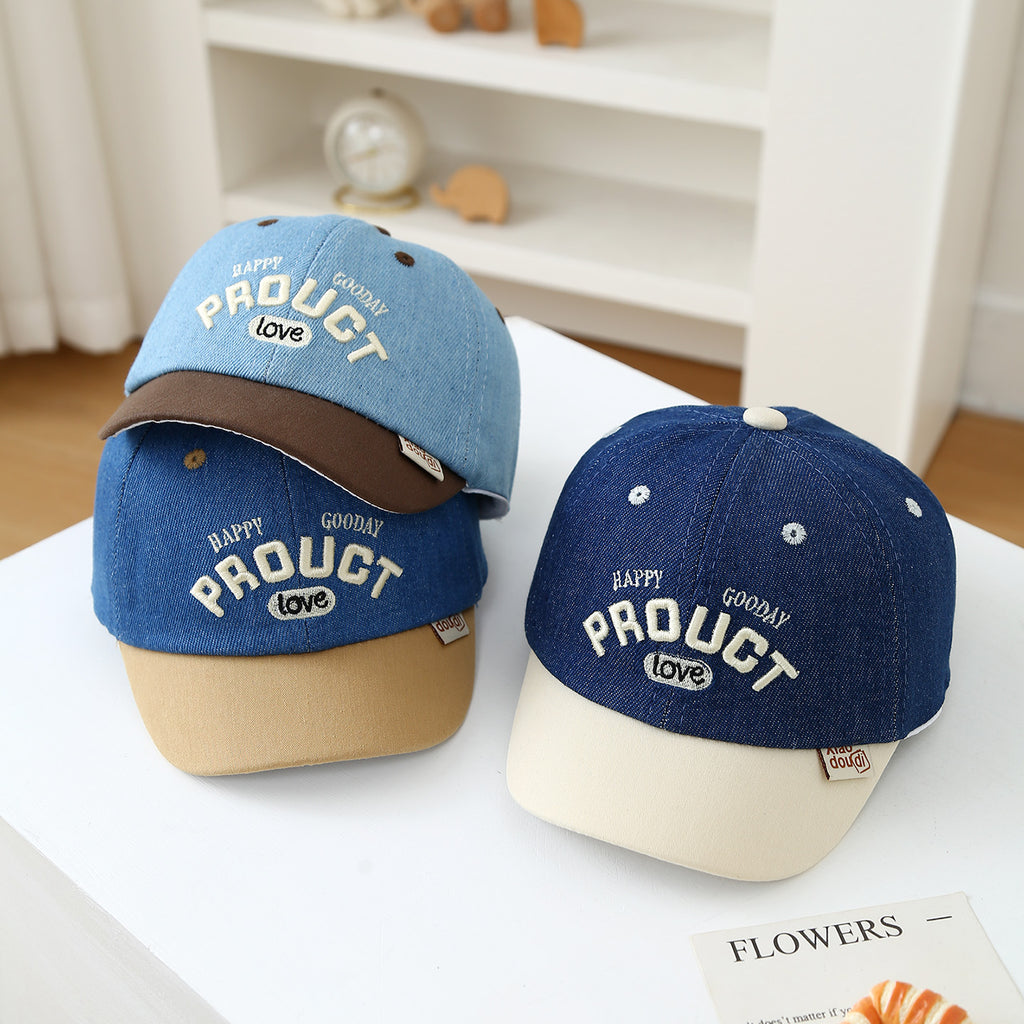 Chapeau d'été pour enfants - Casquette de baseball multicolore tendance pour enfants - Ba