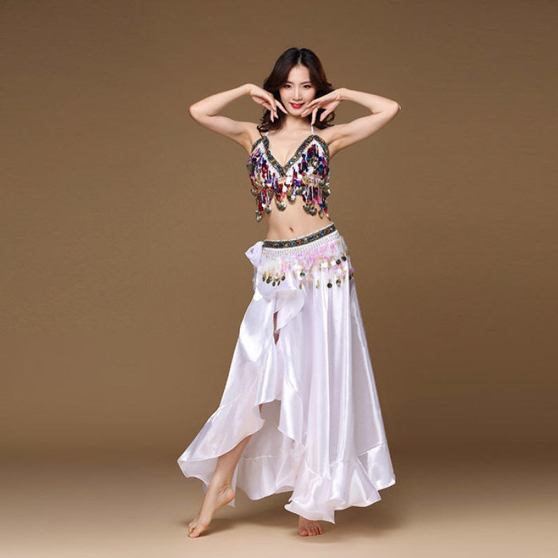 Danse Belly Performance Sexy Réunion annuelle indienne Étape Performance costume