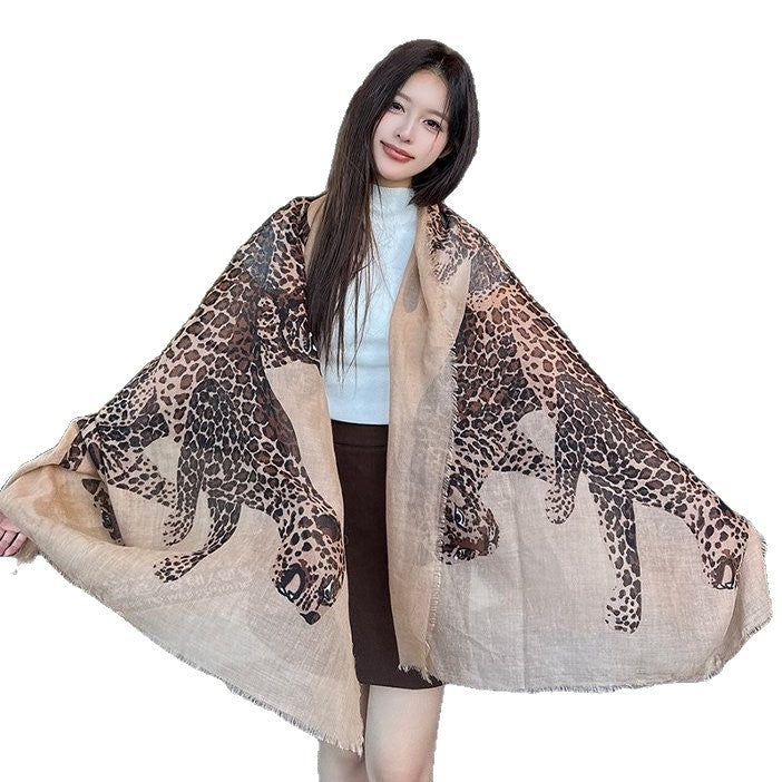 Fashionable écharpe Sun-Protective pour femmes avec impression