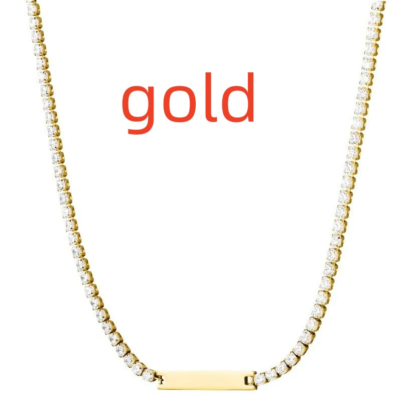 Collier en acier titane - élégant et polyvalent pour les femmes