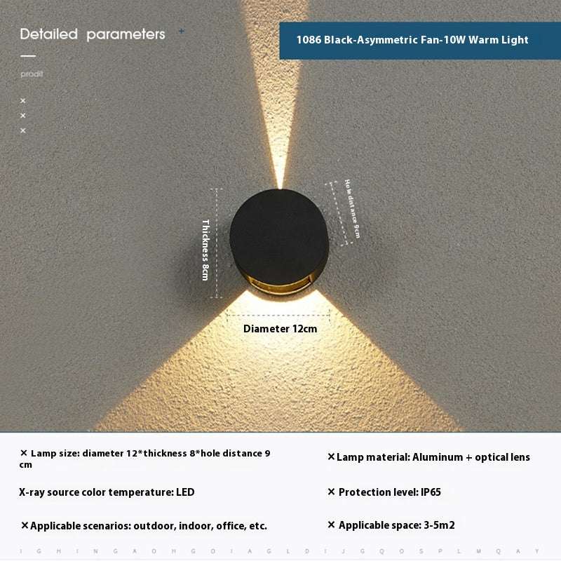 Modern Minimalist Maison Spotlight Aile Balcon Lampe murale