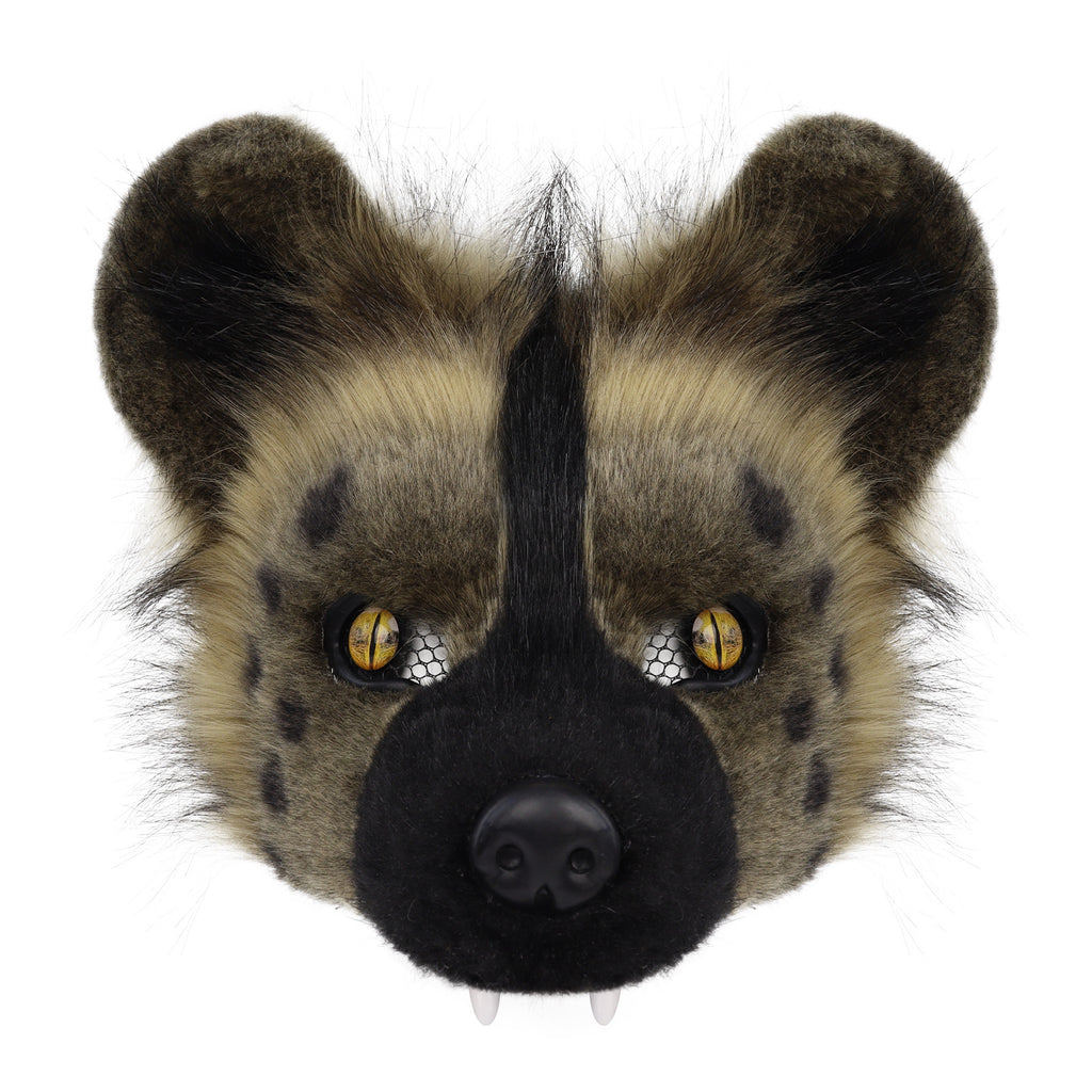 Masque en peluche tacheté de Hyena costume d'Halloween