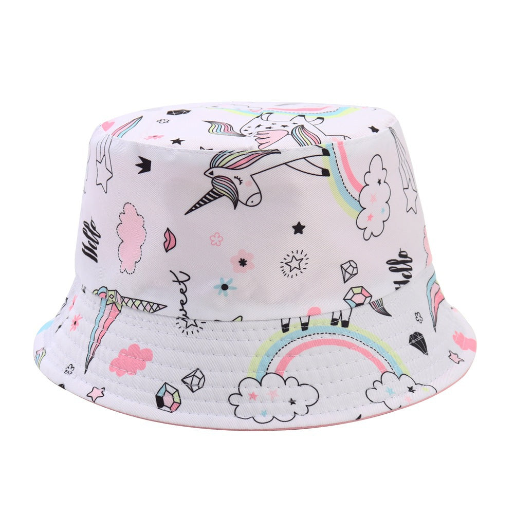 Chapeau d'animaux à double bord pour enfants