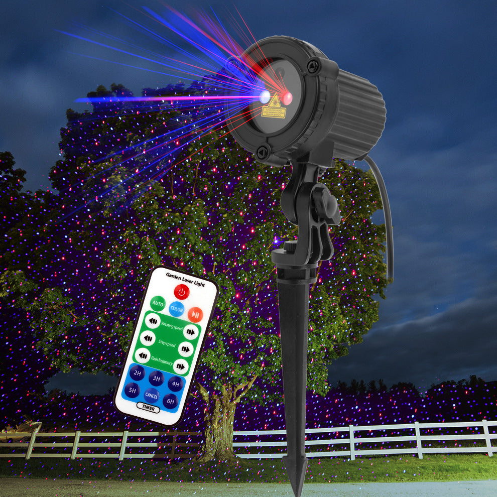 Extérieur étanche laser lumière de jardin lumière de pelouse