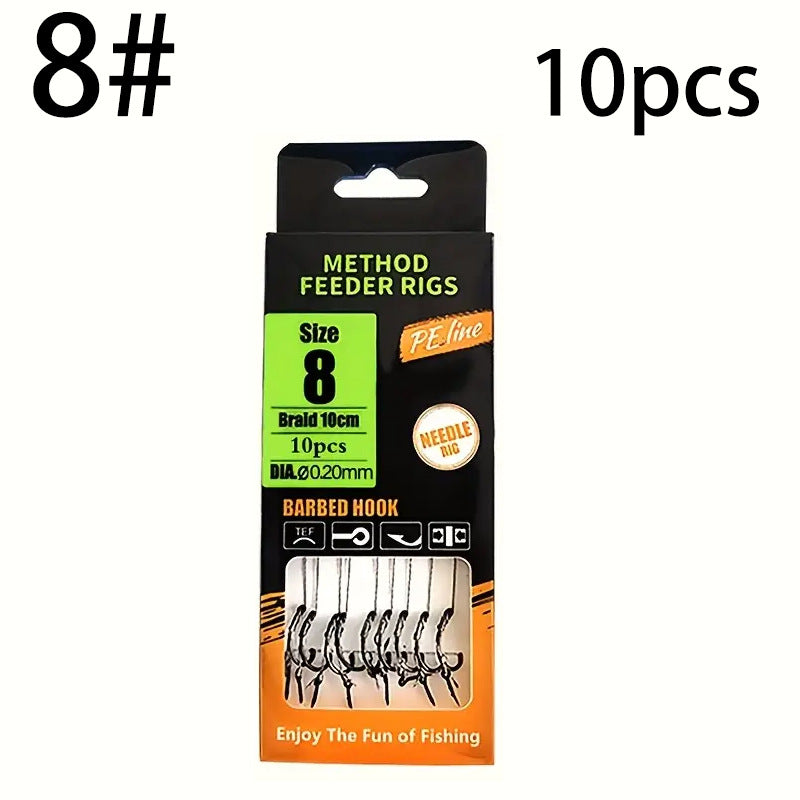 Feeder Leader de pêche Crochet Lien et Feeder Rig
