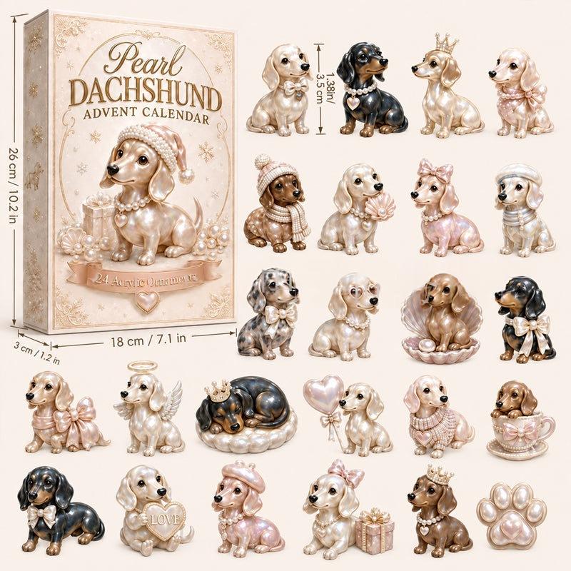 Pearl Dachshund Calendrier de Noël