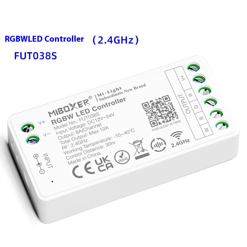 24G Remote Control Smart Temperature Controller and Color Changing