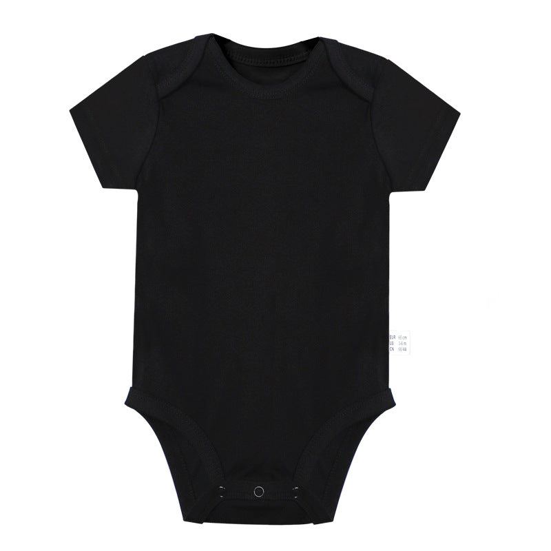 Romper Vêtements nouveau-nés 0-1 ans vieux costume de saut en couleur solide Homme et femme bébé Onesie