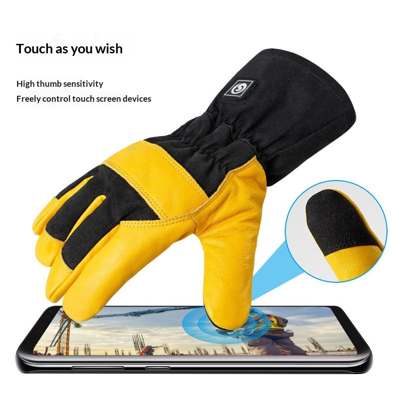Gants de travail épais résistant à l'usure pour la protection contre le froid et la chaleur